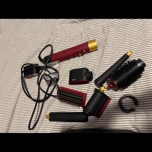 Dyson Red and Gold Hair Styling Kit